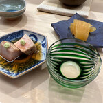 日本橋蛎殻町 すぎた - 新政の貴醸酒「陽乃鳥」で