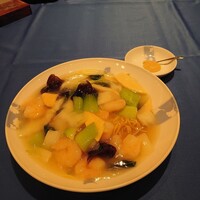 中国四川料理 桃花源 - 小海老入り焼そば