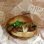 ウスキングベーグル - ランチ、夏野菜のグリルサンド