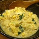 旬味ひげ - 2013.8生ユバと三ツ葉の玉子とじ