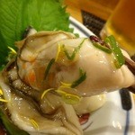 旬味ひげ - 2013.8北海道厚岸の生ガキポン酢