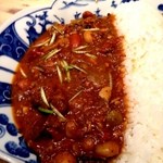 天の勢　地球カレー - 辛酸の豚・豆・トマトカレー　ゴア風ポークビンダルー　メキシアレンジ　　地球カレー史上最もホットなカレー