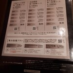 ワンカルビ - メニュー　2023.7