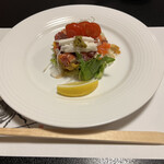 本町 大人の和料理 あき山 - あき山の海鮮サラダ