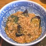 さくら本店 - (ﾗﾝﾁ)さくら定食 主皿：揚げ茄子そぼろ掛け　2023.7.4