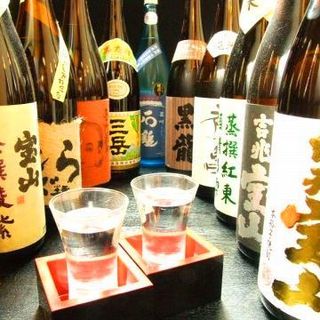 Perfect with our proud fresh fish ◎We have local sake from all over the country.