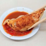 餃子の王将 - 餃子　味噌ダレ辣油