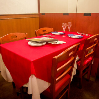 Private table seating perfect for anniversaries and dinner parties