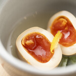 Soft-boiled oden with carefully selected eggs