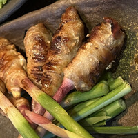 和酒和食 恵比寿 黒帯 - 谷中生姜の肉巻き、多分。。美味しかったですよ！