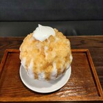 珈琲屋らんぷ - ももみるくかき氷