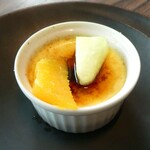 カフェレストラン&バー 舷 - 柑橘ブリュレ　オレンジ　メロン