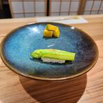 寿し鶴寿庵 - アスパラ漬け