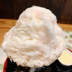 蔵カフェ 草風庵 - 果の華氷 完熟もも