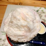 蔵カフェ 草風庵 - 果の華氷 完熟もも