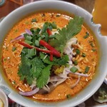 タイの食卓 クルン・サイアム - カオソーイとセットの生春巻