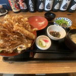 ろばた 旬菜 ねぶ家 - ランチ 天丼980円