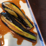 紅亭 - 茄子の挽肉ハサミ揚げ