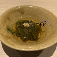 麻布十番 鮨 無銘 - 新もずく(石川県)