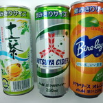 ディオ - 三ツ矢サイダー　36円 +バヤリース　オレンジ　36円 + アサヒ十六茶　36円(2013.09.03)