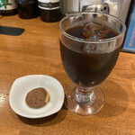 洋食香味亭 - アイスコーヒーと自家製クッキー