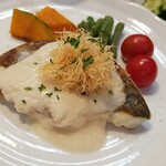 キッチン ブルー グローブ - 反対側から