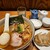 麺やひだまり - 料理写真:味玉和塩らぁ麺と谷中餃子（3個）