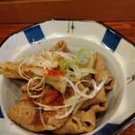 俺の中華たなか家 - 先着していた「のどごし生」には「サービスおつまみ」ついてきました(#^^#)