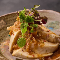 蒸し鶏の香味ダレ