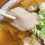 満古登食堂 - 極薄のチャーシュー