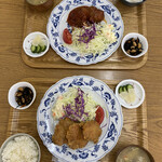 Shokujidokoro Katou - 煮込ハンバーグ定食とヒレカツ定食