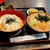 稲庭うどん延寿庵 - 料理写真:地鶏かつ丼（稲庭うどんor信州そば付）。温か冷が選べ、麺の大盛は＋１００円也。大盛にしたのは言わずもがな。