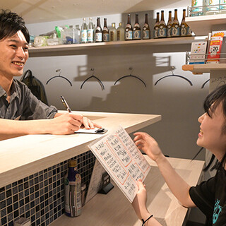 フレンドリーにおもてなし◎コースの相談もOK♪