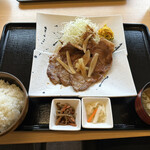 Supa Hoteru Abukuma - 豚生姜焼き定食