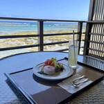 百名伽藍 - お着きのスイーツとドリンクセット