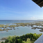 百名伽藍 - テラス席から望む太平洋