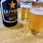 レストラン鶴 - 瓶ビール