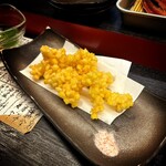 千寿庵 - ▪️️とうもろこし天ぷら ¥700［by pop_o］