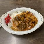 角屋食堂 - 具材ゴロゴロであっさりソース、