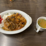 角屋食堂 - 林ライス@680