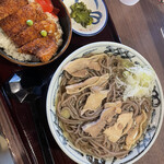 Toiya - 冷たい肉そば　ミニカツ丼