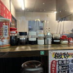 長浜らーめん - 卓上調味料