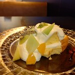 Deux Cafe - フルーツのショートケーキ