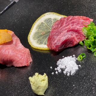 “Kuroge Wagyu beef” carefully selected from all over Kyushu is cooked in a method that suits the quality of the meat◆