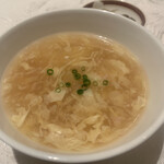 筑紫樓 - 玉子スープ
