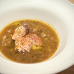 マンサルヴァ - 真蛸のカルドソ
      
      シェフお得意のカルドソ。
      蛸の旨みたっぷりで、ホッとする美味しさです。