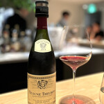 マンサルヴァ - ルイ・ジャド　ボーヌ1er Cru. トゥーロン
      
      ９年熟成だけあって、いい頃合いに入り始めてますね。
      結構、旨み系が充実しているので、これは和牛もも肉の染み出す味わいに、すんなり合ってきます♪