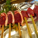 柳家 - 小鹿ロース＆小鹿ヒレ