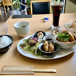 ブランチカフェ ル クプル - 料理写真:ブランチ＋アイスコーヒー（1550円）