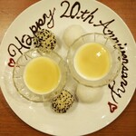 中華ダイニング 結 - 杏仁豆腐/ゴマ団子/ココナッツ団子